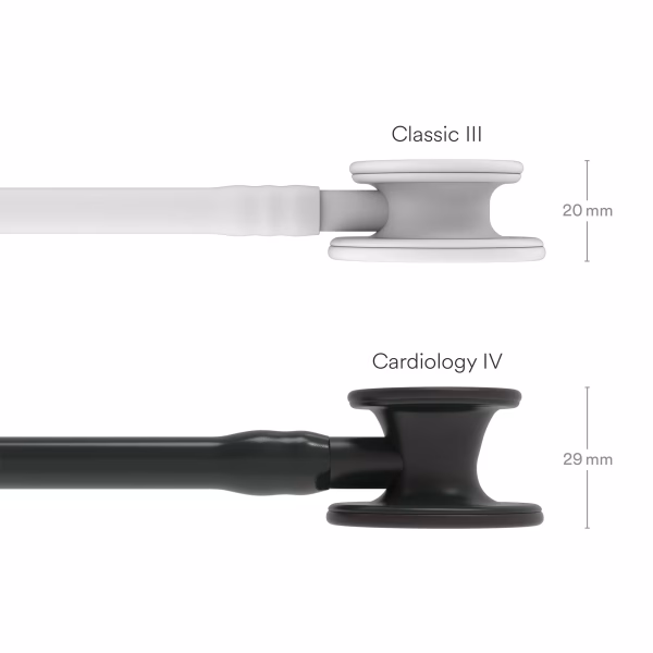 Cardiology-IV_Black-Finish-Chestpiece_Black-Tube_Black-Stem_Black-Headset_03 Littmann® Cardiology IV™- Black-Finish Chestpiece, Black Tube, Stem and Headset