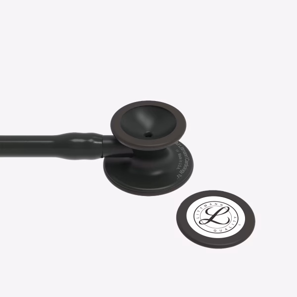 Cardiology-IV_Black-Finish-Chestpiece_Black-Tube_Black-Stem_Black-Headset_04 Littmann® Cardiology IV™- Black-Finish Chestpiece, Black Tube, Stem and Headset