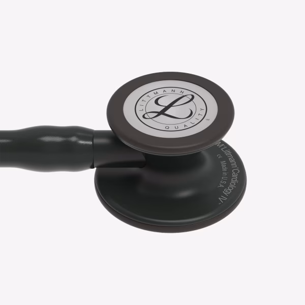 Cardiology-IV_Black-Finish-Chestpiece_Black-Tube_Black-Stem_Black-Headset_05 Littmann® Cardiology IV™- Black-Finish Chestpiece, Black Tube, Stem and Headset