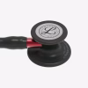 Cardiology-IV_Black-Finish-Chestpiece_Black-Tube_Red-Stem_Black-Headset_04 Littmann® Cardiology IV™- Black-Finish Chestpiece, Black Tube, Red Stem and Black Headset