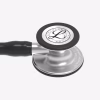 Cardiology-IV_Black-Tube_Stainless_03 Littmann® Cardiology IV™ - Black Tube, Standard-Finish Chestpiece, Stainless Stem and Headset
