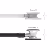 Cardiology-IV_Black-Tube_Stainless_04 Littmann® Cardiology IV™ - Black Tube, Standard-Finish Chestpiece, Stainless Stem and Headset