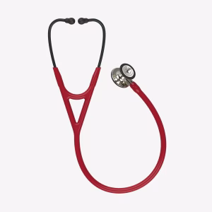 Cardiology-IV_Burgundy-Tube_02 Littmann® Cardiology IV™ - Burgundy Tube, Mirror-Finish Chestpiece and Stem, Stainless Headset