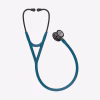 Cardiology-IV_Caribbean-Blue-Tube_02 Littmann® Cardiology IV™ - Caribbean Blue Tube, High Polish Smoke-Finish Chestpiece, Mirror Stem and Smoke Headset