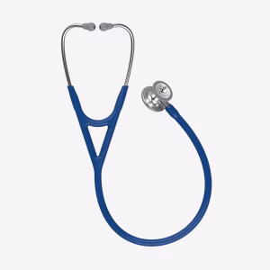 Cardiology-IV_Navy-Blue-Tube_02 Littmann® Cardiology IV™ - Navy Blue Tube, Standard-Finish Chestpiece, Stainless Stem and Headset