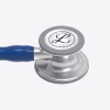 Cardiology-IV_Navy-Blue-Tube_04 Littmann® Cardiology IV™ - Navy Blue Tube, Standard-Finish Chestpiece, Stainless Stem and Headset