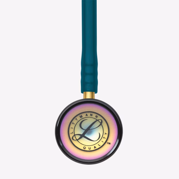Classic-II-Paediatric_Caribbean-Blue-Tube_Rainbow-finish-Chestpiece_03 Littmann® Classic II Paediatric - Caribbean Blue Tube, Rainbow-finish Chestpiece