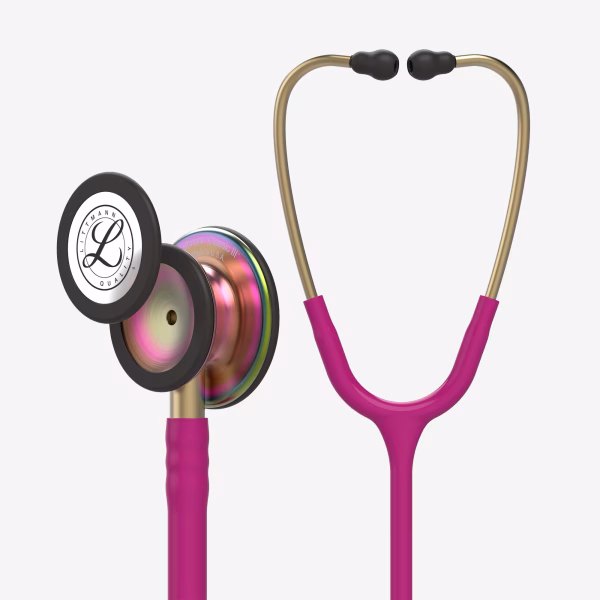 Classic-III_-Raspberry-Tube_Rainbow-Finish_02 Littmann® Classic III™- Raspberry Tube, Rainbow-Finish