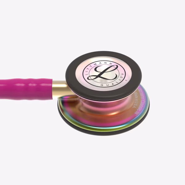 Classic-III_-Raspberry-Tube_Rainbow-Finish_04 Littmann® Classic III™- Raspberry Tube, Rainbow-Finish