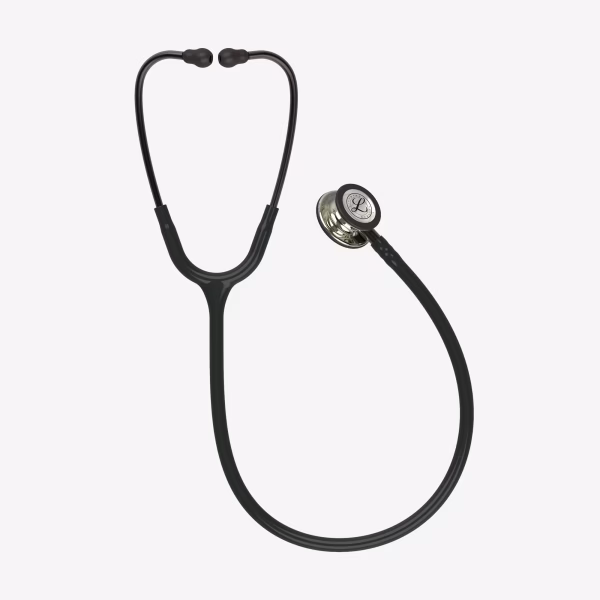 Classic-III_Black-Tube_Champagne-Finish-Chestpiece_Smoke-stemheadset_02 Littmann® Classic III™- Black Tube, Champagne - Finish Chestpiece, Smoke Stem and Headset