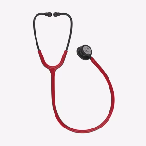 Classic-III_Burgundy-Tube_Black-Finish-Chestpiece_02-1 Littmann® Classic III™- Burgundy Tube, Black-Finish Chestpiece, stem and headset