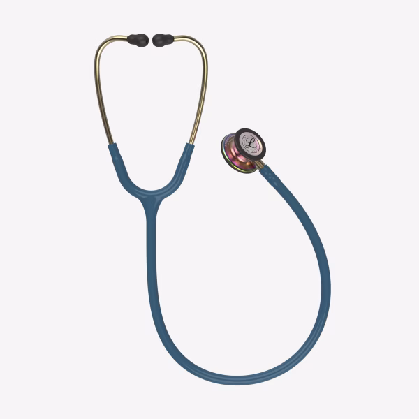 Classic-III_Caribbean-Blue-Tube_Rainbow-Finish_02 Littmann® Classic III™- Caribbean Blue Tube, Rainbow-Finish