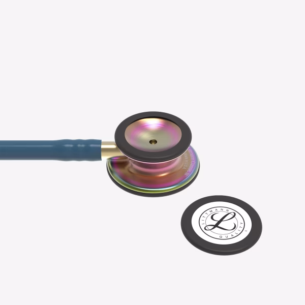 Classic-III_Caribbean-Blue-Tube_Rainbow-Finish_05 Littmann® Classic III™- Caribbean Blue Tube, Rainbow-Finish
