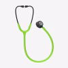 Classic-III_Lime-Green-Tube_Smoke-Chestpiece_Blue-Stem_Smoke-Headset_02 Littmann® Classic III™- Lime Green Tube, Smoke Chestpiece, Blue Stem and Smoke Headset