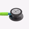 Classic-III_Lime-Green-Tube_Smoke-Chestpiece_Blue-Stem_Smoke-Headset_04 Littmann® Classic III™- Lime Green Tube, Smoke Chestpiece, Blue Stem and Smoke Headset