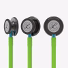 Classic-III_Lime-Green-Tube_Smoke-Chestpiece_Blue-Stem_Smoke-Headset_06 Littmann® Classic III™- Lime Green Tube, Smoke Chestpiece, Blue Stem and Smoke Headset