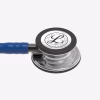 Classic-III_Navy-Blue-Tube_Mirror-Chestpiece_Smoke-StemHeadset_04 Littmann® Classic III™- Navy Blue Tube, Mirror - Finish Chestpiece, Smoke Stem and Headset