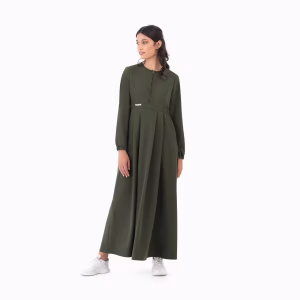 Jasmine_Modest_Olive-Green_01 Jasmine™ Modest Scrub Dress