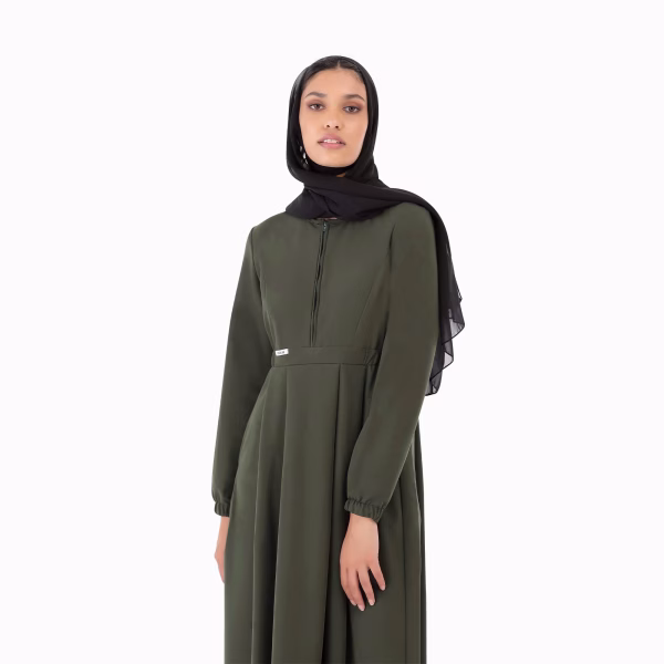 Jasmine_Modest_Olive-Green_05 Jasmine™ Modest Scrub Dress