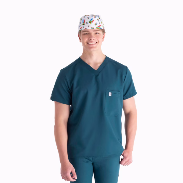 Jeff-_Petrol_02 Jeff™ Double Pocket Scrub Top