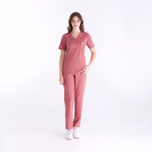 Josie_Mauve_01 Josie™ One Pocket Scrub Top