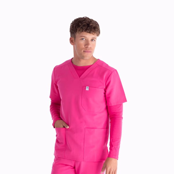 Leo™ Three Pocket Scrub Top