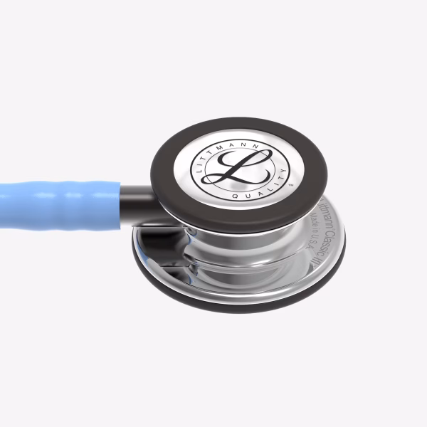 Littmann®-Classic-III™-Ceil-Blue-Tube-Mirror-Chestpiece-Smoke-Stem-and-Smoke-Headset_06 Littmann® Classic III™- Ceil Blue Tube, Mirror Chestpiece, Smoke Stem and Smoke Headset