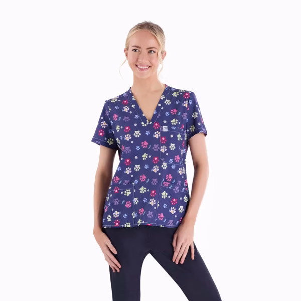Paw-Print_Female_Printed-Tops_01 Paw Print - Female