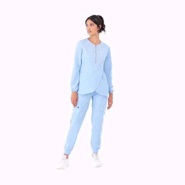 Zara_Modest_Powder-Blue_02 Zara™ Modest Split Scrub