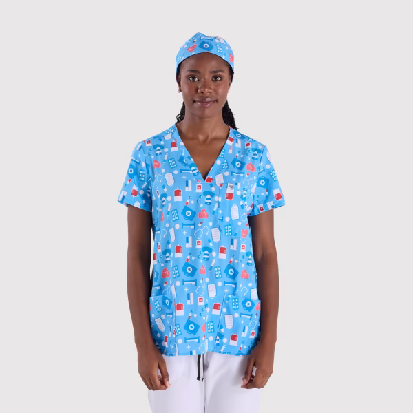 Aid-Arcade-ScrubLab_Women_Caps_01 Aid Arcade Cap - Female