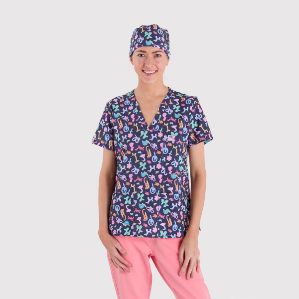 Balloon-Buds-ScrubLab_Women_Caps_01 Balloon Buds Cap - Female