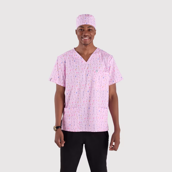 Frosty-Pink-ScrubLab_Men_Caps_01 Frosty Pink Cap - Male