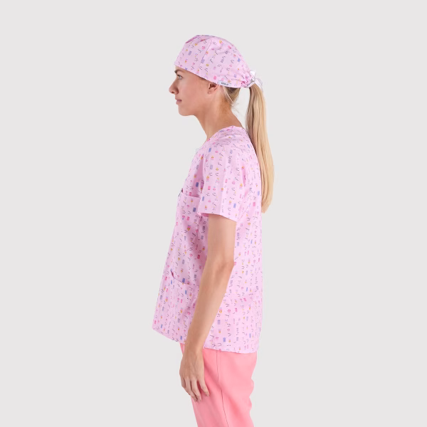 Frosty-Pink-ScrubLab_Women_Caps_02 Frosty Pink Cap - Female