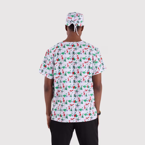 Jingle-Dino-ScrubLab_Men_Caps_03 Jingle Dino Cap - Male