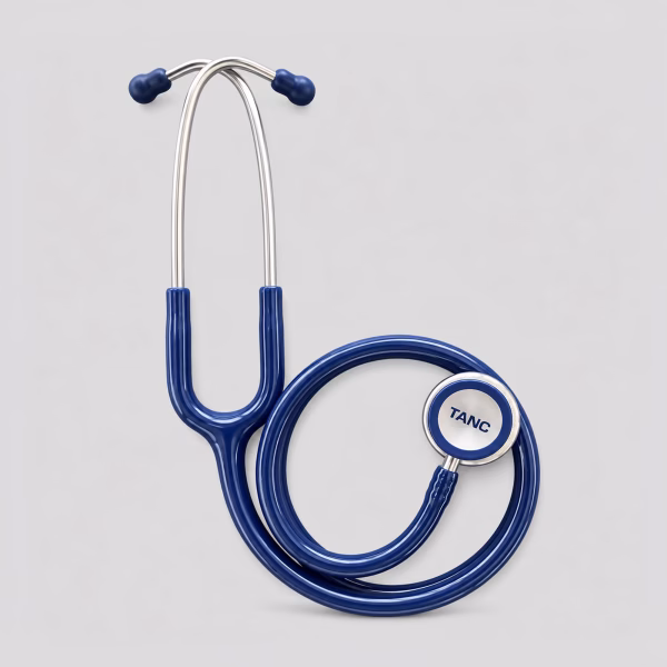 TANC-Stethoscope-Navy-Blue-1 TANC Classic Stainless Steel Stethoscope - Navy Blue