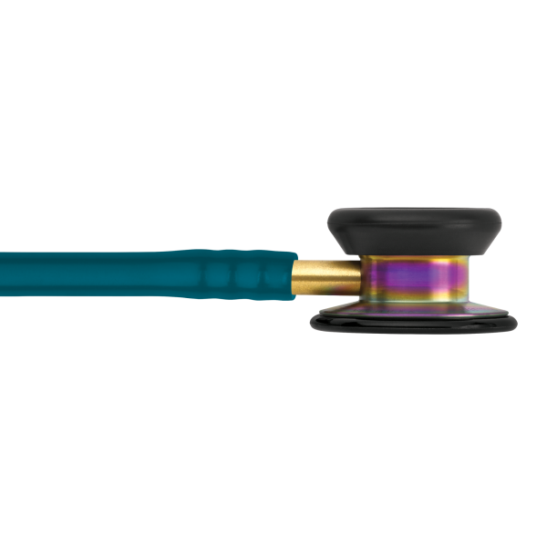3 Littmann® Classic II Paediatric – Caribbean Blue Tube, Rainbow-finish Chestpiece